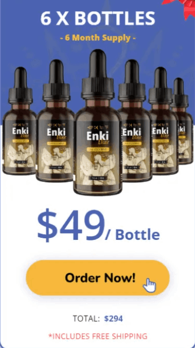 Enki Elixir 6 bottles