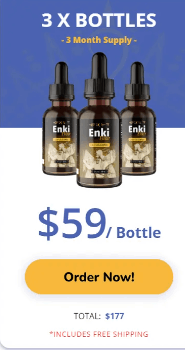 Enki Elixir 3 bottles